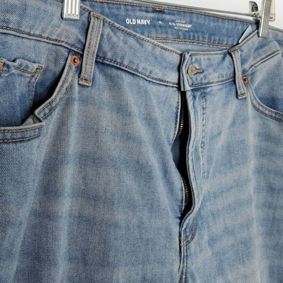 Old Navy Women's Plus Size High Rise OG Straight Built in Warm Jean size 18 - Picture 2 of 7